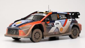 Hyundai i20 N RALLY1 Safari Kenya scala 1:18