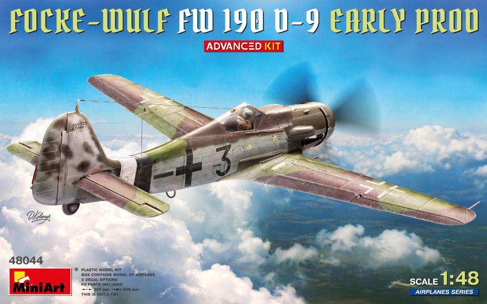 Focke-Wulf Fw 190D-9 Early Prod.Advanced Kit 1:48 DS Modellismo Focke-Wulf Fw 190D-9 Early scala 1:48