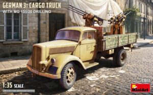 German 3t Cargo Truck with MG scala 1:35