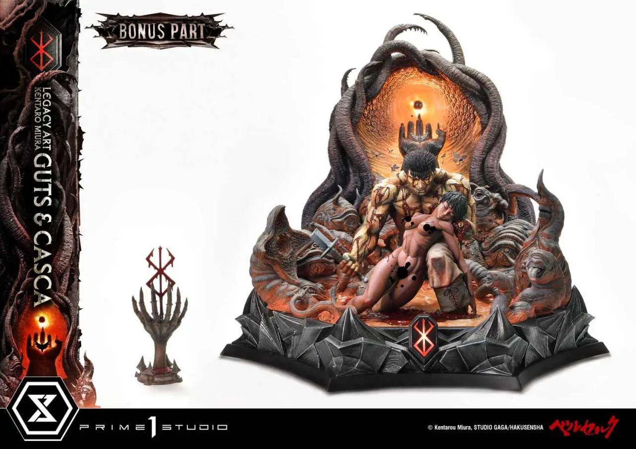 Statua Berserk Guts & Casca Legacy Art Kentaro Miura Bonus Version DS Modellismo Statua Berserk Guts & Casca Legacy Art