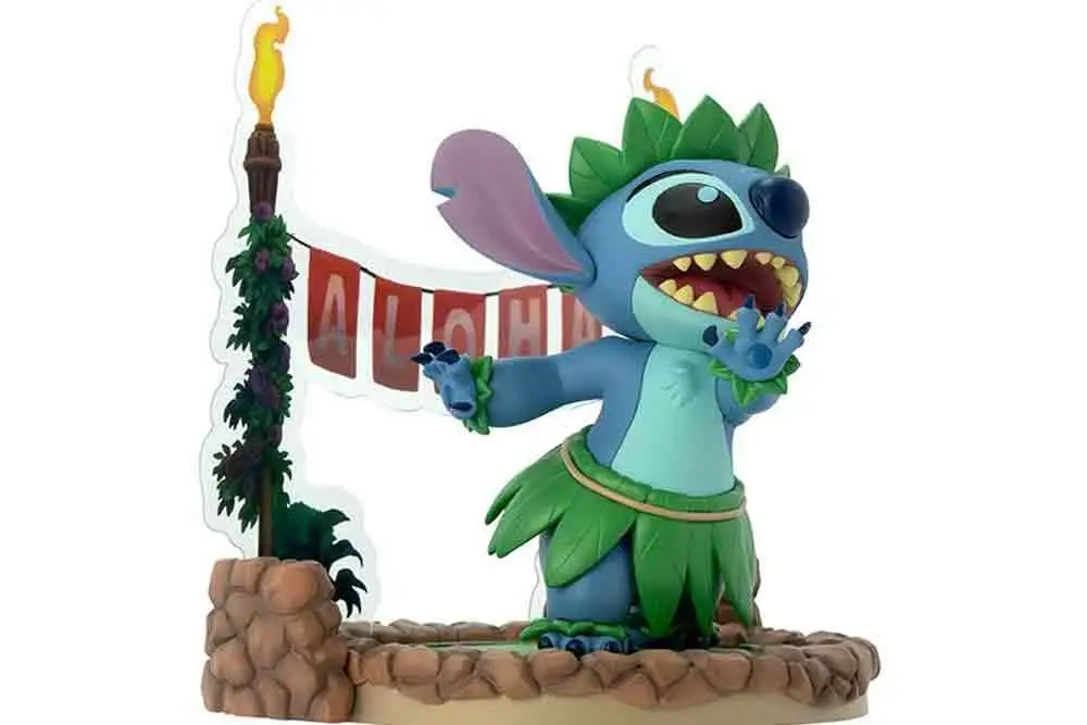 Statua Disney Lilo & Stitch Hula Dance Stitch Super Figure Collection 1/10 PVC DS Modellismo Statua Disney Lilo & Stitch Hula scala 1/10