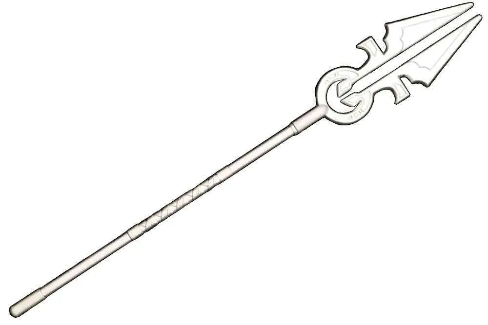 Magic the Gathering - Avacyn's Moonsilver Spear -.999 Silver Plated Replica DS Modellismo Magic Gathering Avacyn's Moonsilver Spear