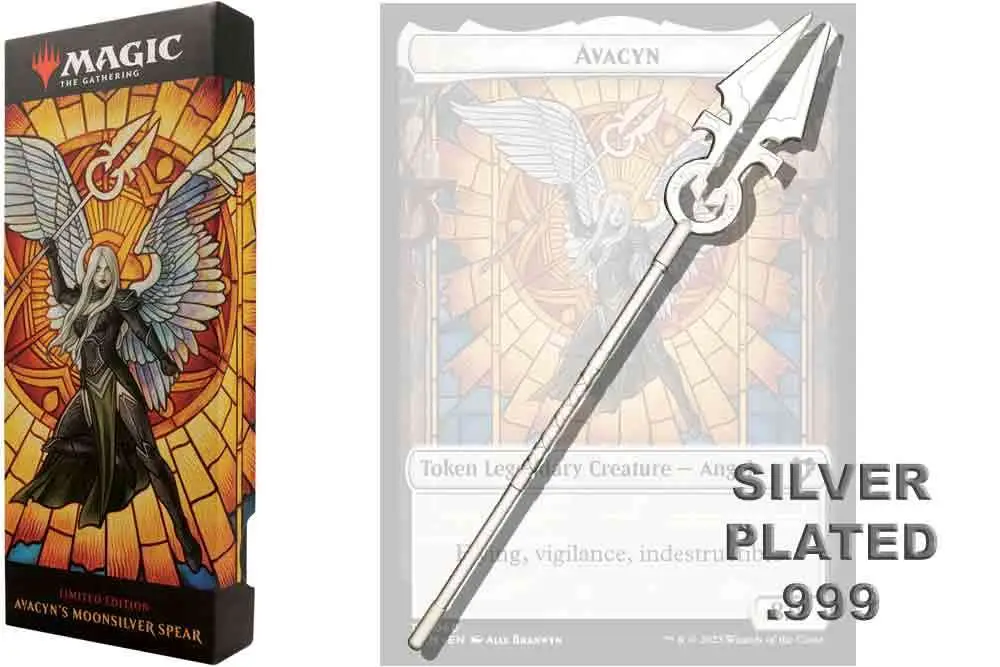 Magic the Gathering - Avacyn's Moonsilver Spear -.999 Silver Plated Replica DS Modellismo Magic Gathering Avacyn's Moonsilver Spear