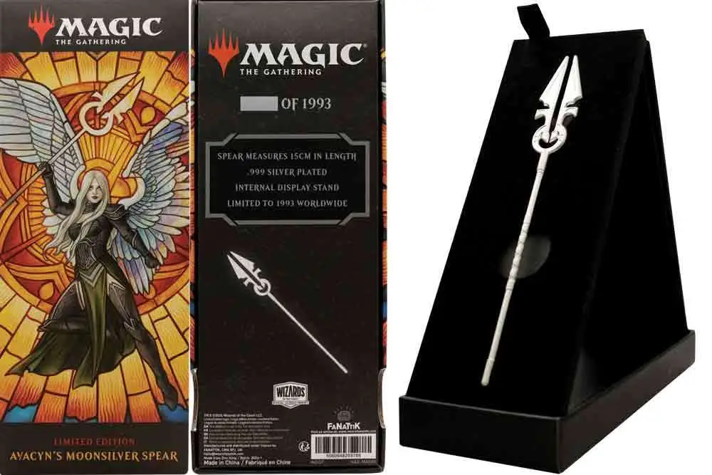 Magic the Gathering - Avacyn's Moonsilver Spear -.999 Silver Plated Replica DS Modellismo Magic Gathering Avacyn's Moonsilver Spear