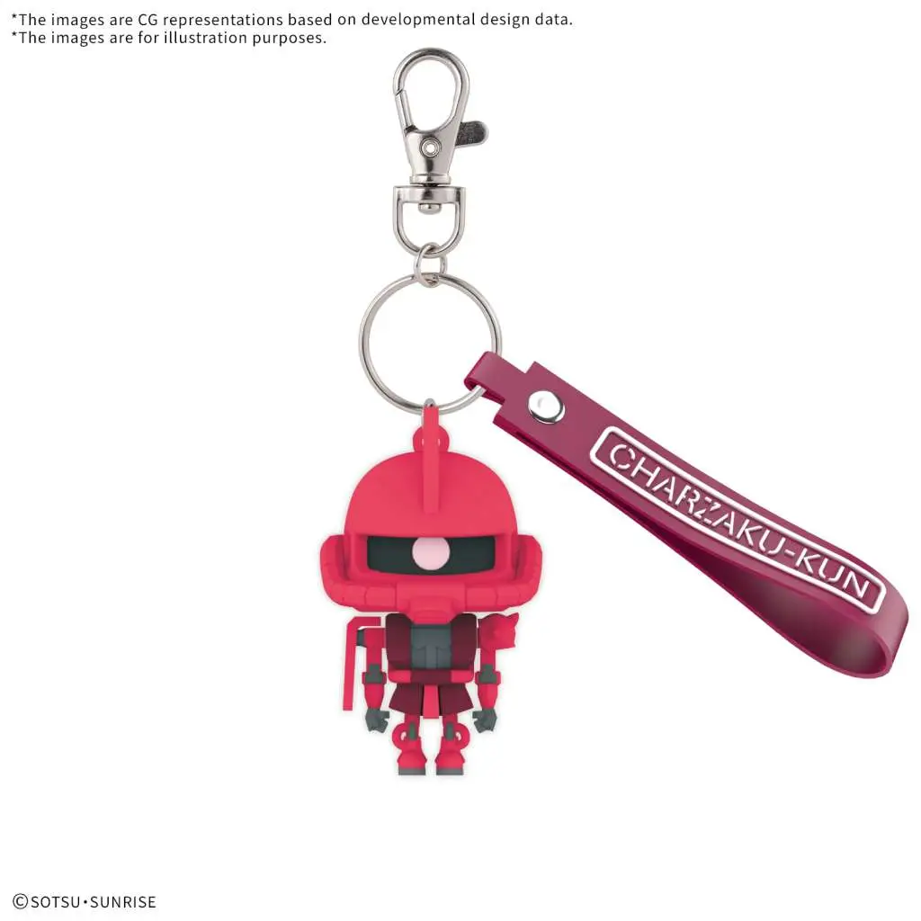 Charzakukun 3D Rubber Mascot Keychain DS Modellismo Charzakukun 3D Rubber Mascot Keychain
