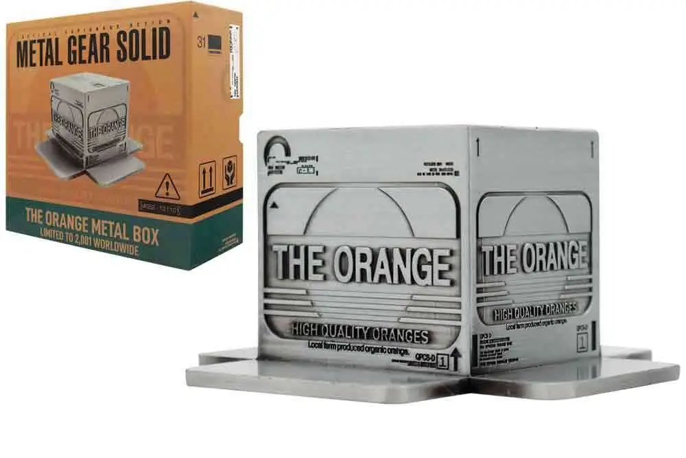 Metal Gear Solid - MGS 2 - Cardboard Box - Metal Replica DS Modellismo Metal Gear Solid Mgs 2 Cardboard Box Metal