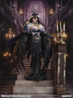 Overlord Albedo Jet Black Dress St scala 1/7