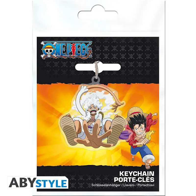 Portachiavi One Piece Luffy Gear 5 Acryl DS Modellismo Portachiavi One Piece Luffy Gear 5 Acryl