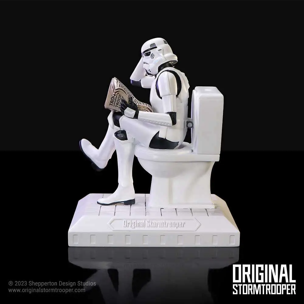 Original Stormtooper Pooper Trooper ON A Toilet Figurine DS Modellismo Original Stormtooper Pooper Trooper On
