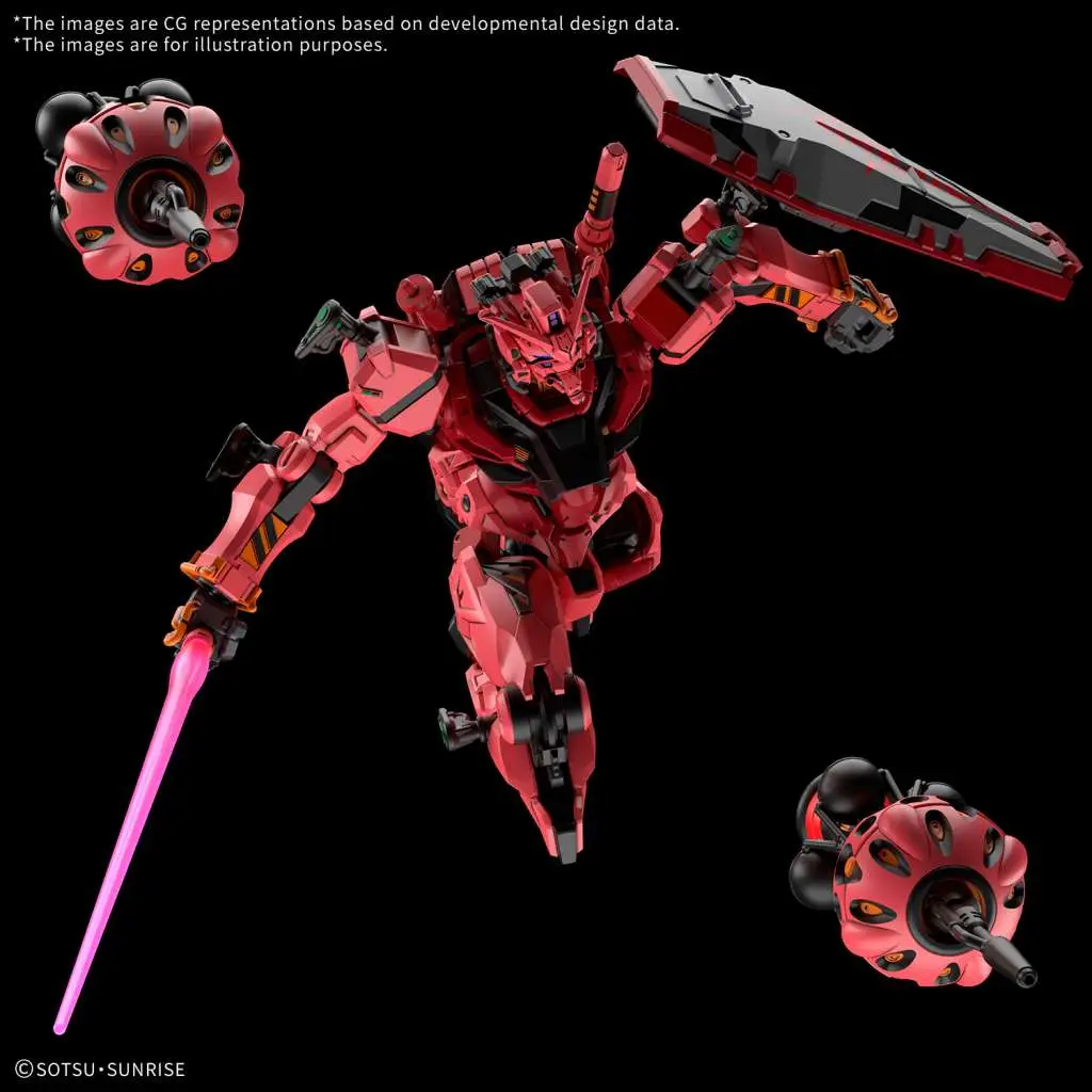 HG Gundam Red 1/144 DS Modellismo Hg Gundam Red scala 1/144