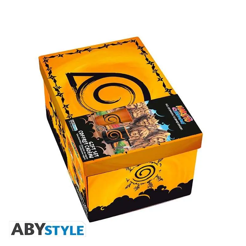 Portachiavi Naruto Shippuden Konoha in vetro 3D 3D Mug Premium Large Gift Set DS Modellismo Portachiavi Naruto Shippuden Konoha in vetro