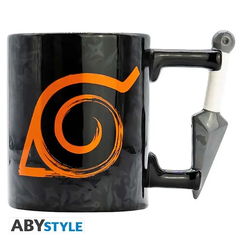Tazza Naruto Shippuden Konoha Kunai 3D DS Modellismo Tazza Naruto Shippuden Konoha Kunai 3D
