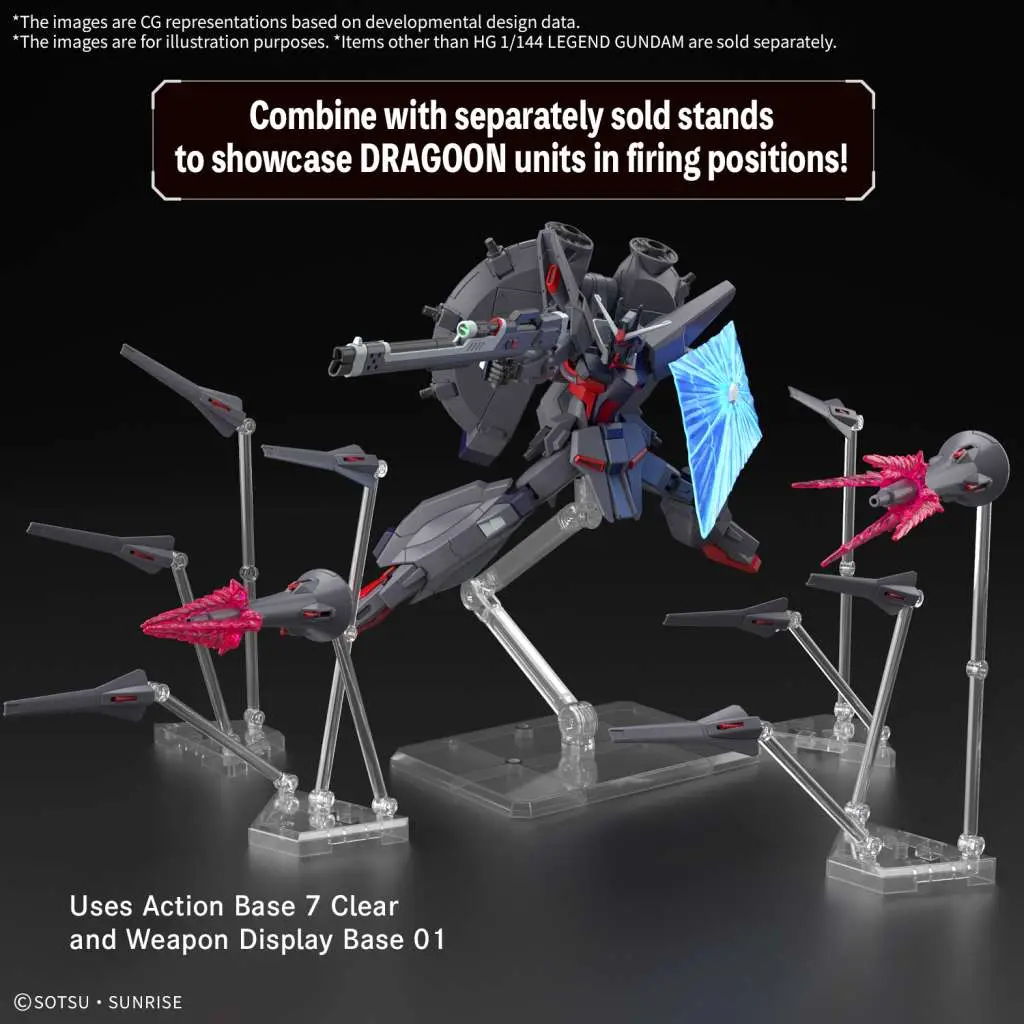 HG Gundam Legend 1/144 DS Modellismo Hg Gundam Legend scala 1/144