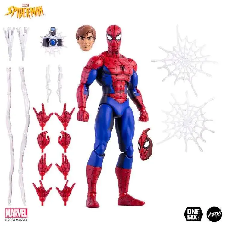 Spider-Man the Animated Series Spider-Man 1/6 Scale Figure DS Modellismo Spider-Man Animated Series scala 1/6