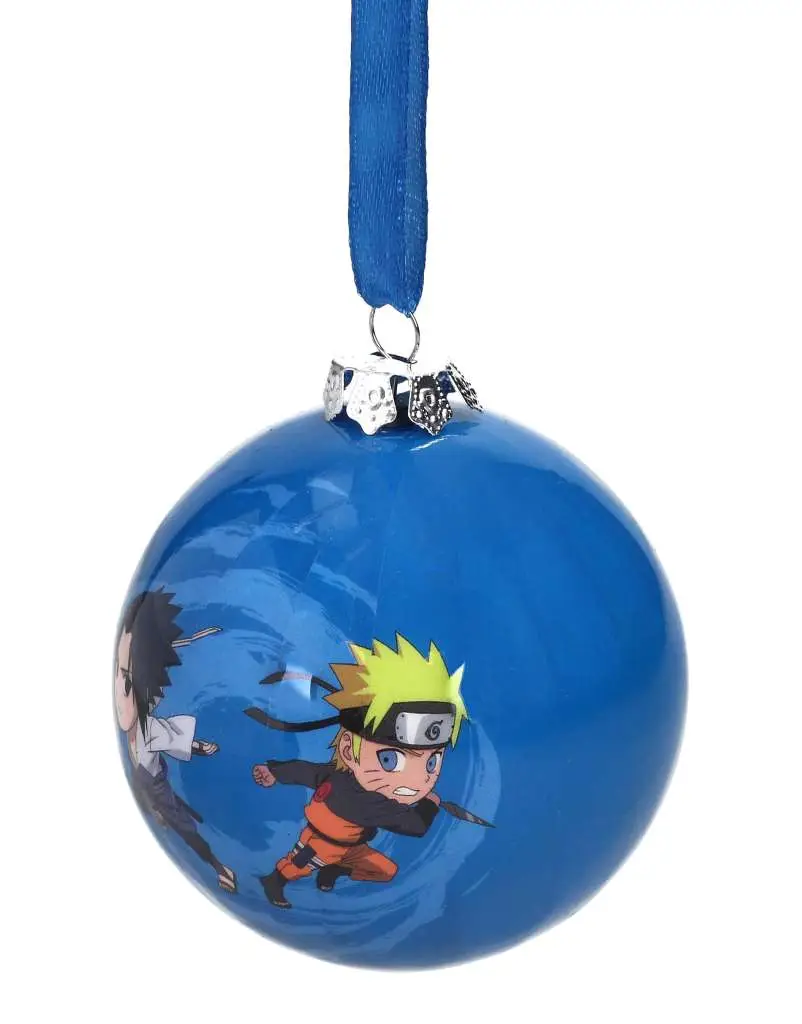 Naruto Chibi Sasuke & Naruto Christmas Ball DS Modellismo Naruto Chibi Sasuke & Naruto Christmas Ball