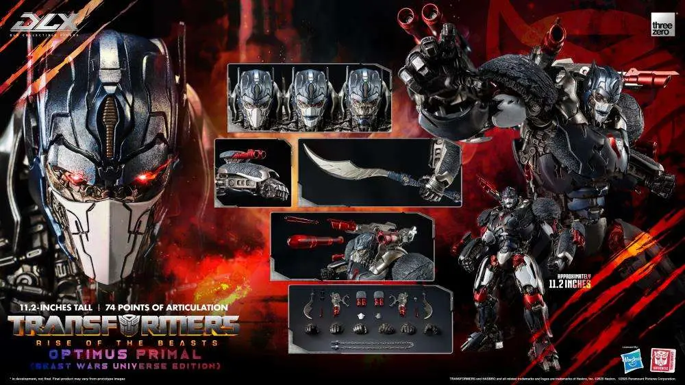 Transformers Rise of the Beasts DLX Optimus Primal Beast Wars Figure DS Modellismo Transformers Rise Beasts Dlx Optimus Primal