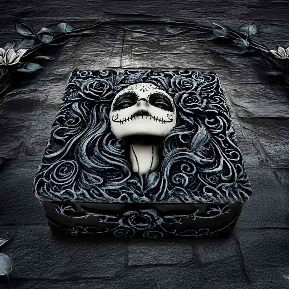 Flor DE Muerte Trinket Box DS Modellismo Flor De Muerte Trinket Box NEMESIS NOW