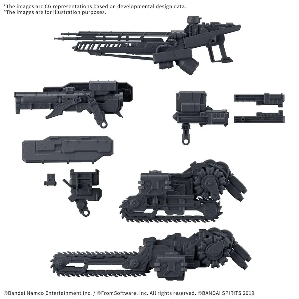 30MM Option Parts Set Armored Core VI Fires of Rubicon Weapon Set 07 DS Modellismo 30MM Option Parts Armored Core VI Fires