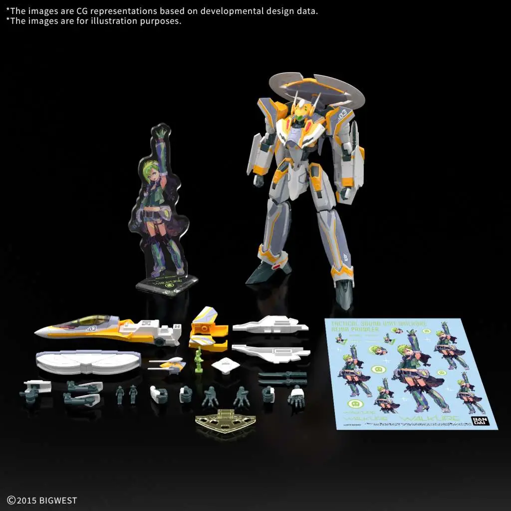 HG VF-31E Siegfried Chuck Mustang Use DLX Set 1/100 DS Modellismo Hg VF-31E Siegfried Chuck scala 1/100