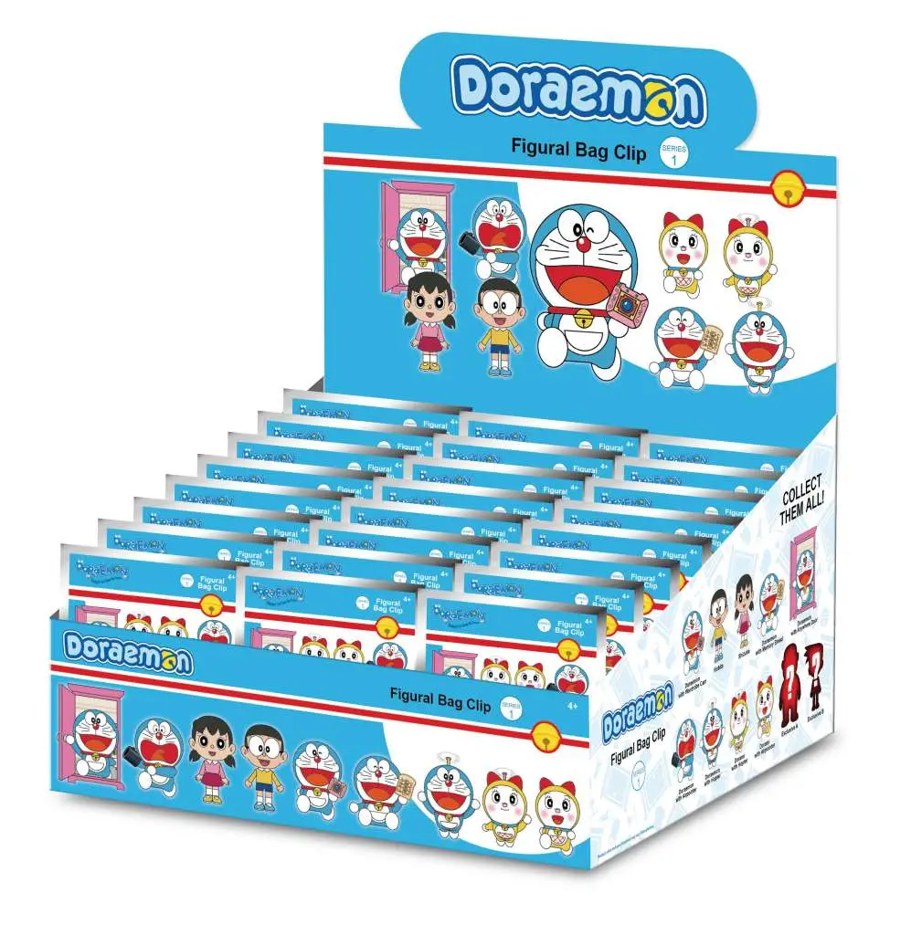 Clip ferma sacchetti Doraemon Blind Box Display (24) DS Modellismo Clip ferma sacchetti Doraemon Blind Box