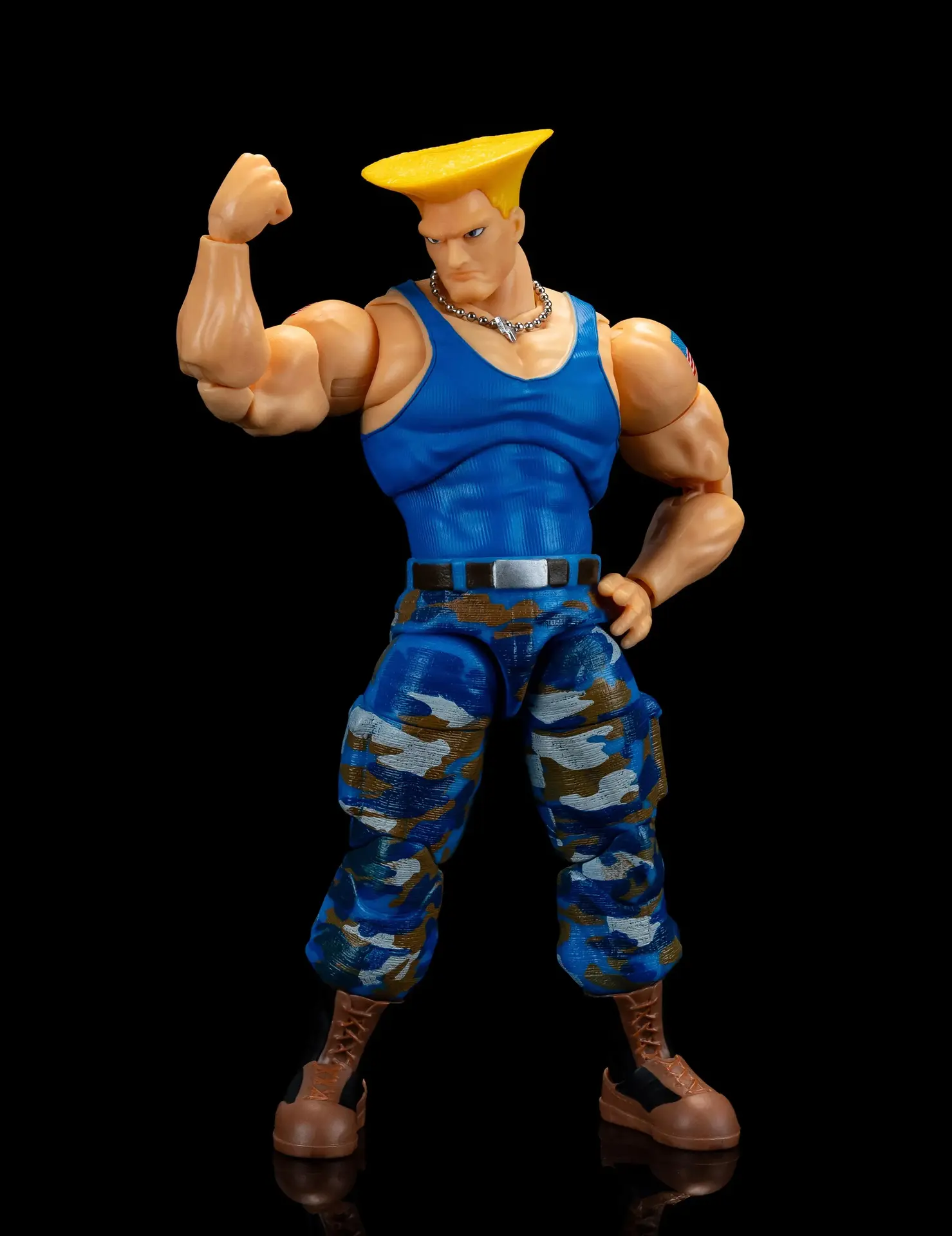 Street Fighter 2 Guile Player 2 1/12 Action Figure Deluxe Limited Edition DS Modellismo Street Fighter 2 Guile Player 2 scala 1/12