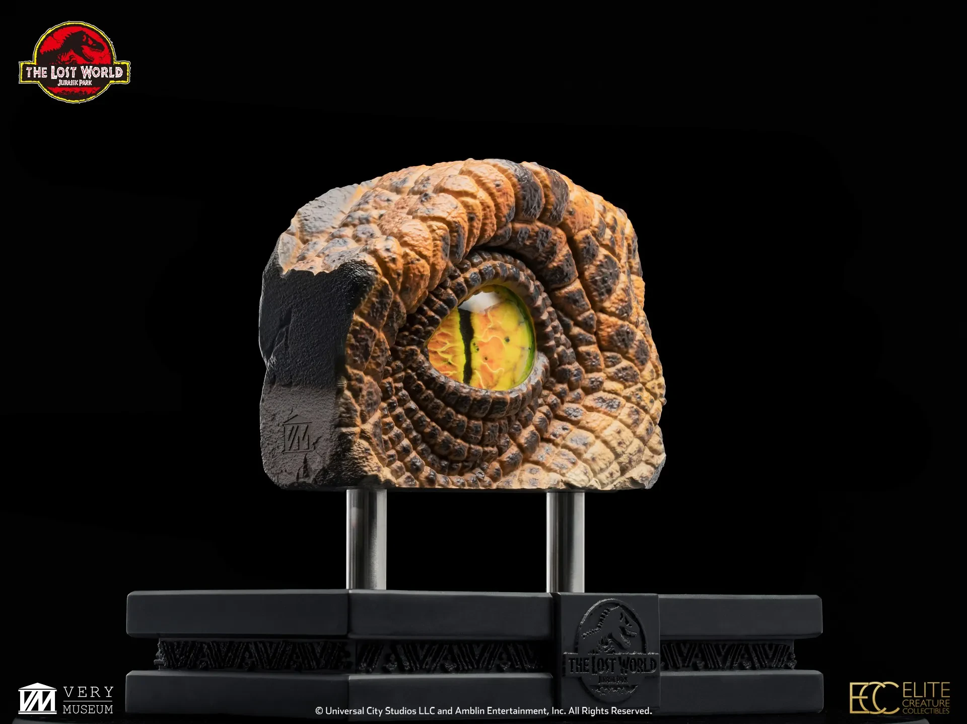 Jurassic Park the Lost World Male Velociraptor Eye Prop Replica DS Modellismo Jurassic Park Lost World Male Velociraptor