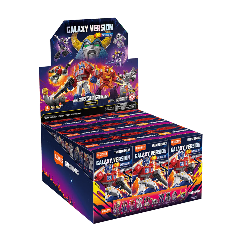 Transformers One Shall Fall Galaxy Version 08 Blind Box Set (9) DS Modellismo Transformers One Shall Fall Galaxy 08 Blind