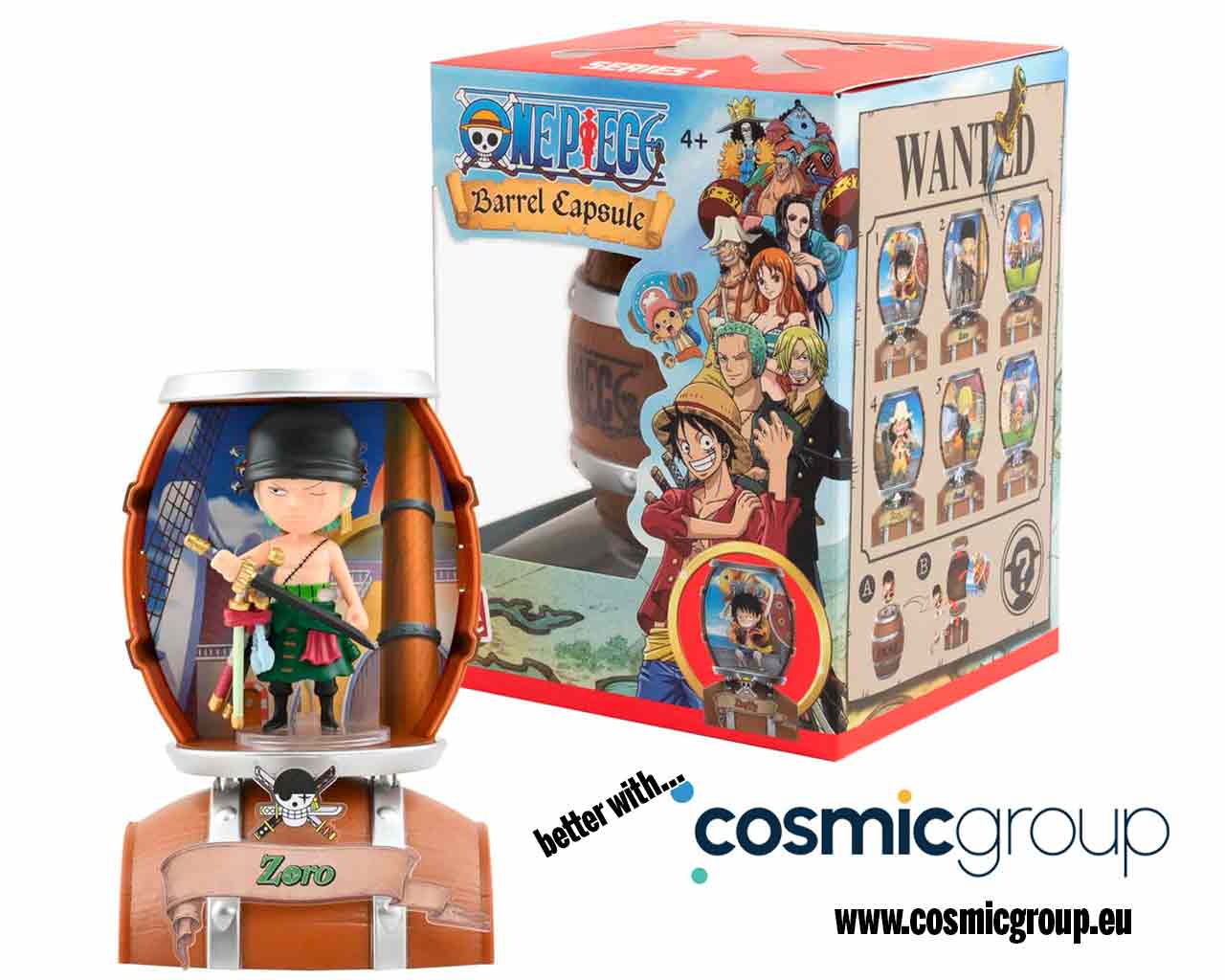 One Piece - Barrel Capsule Collection - 6 Units Display DS Modellismo One Piece Barrel Capsule 6 Units Display