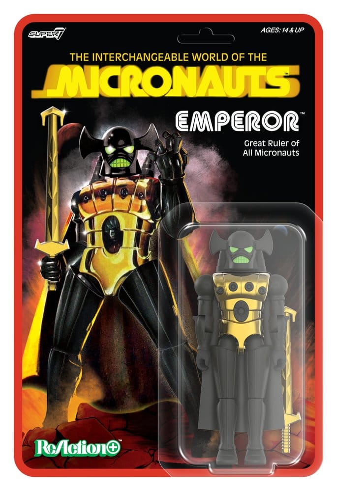 Micronauts Wave 03 Emperor Reaction+ Figure DS Modellismo Micronauts Wave 03 Emperor Reaction+ SUPER 7