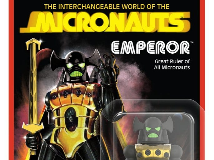 Micronauts Wave 03 Emperor Reaction+ Figure DS Modellismo Micronauts Wave 03 Emperor Reaction+ SUPER 7