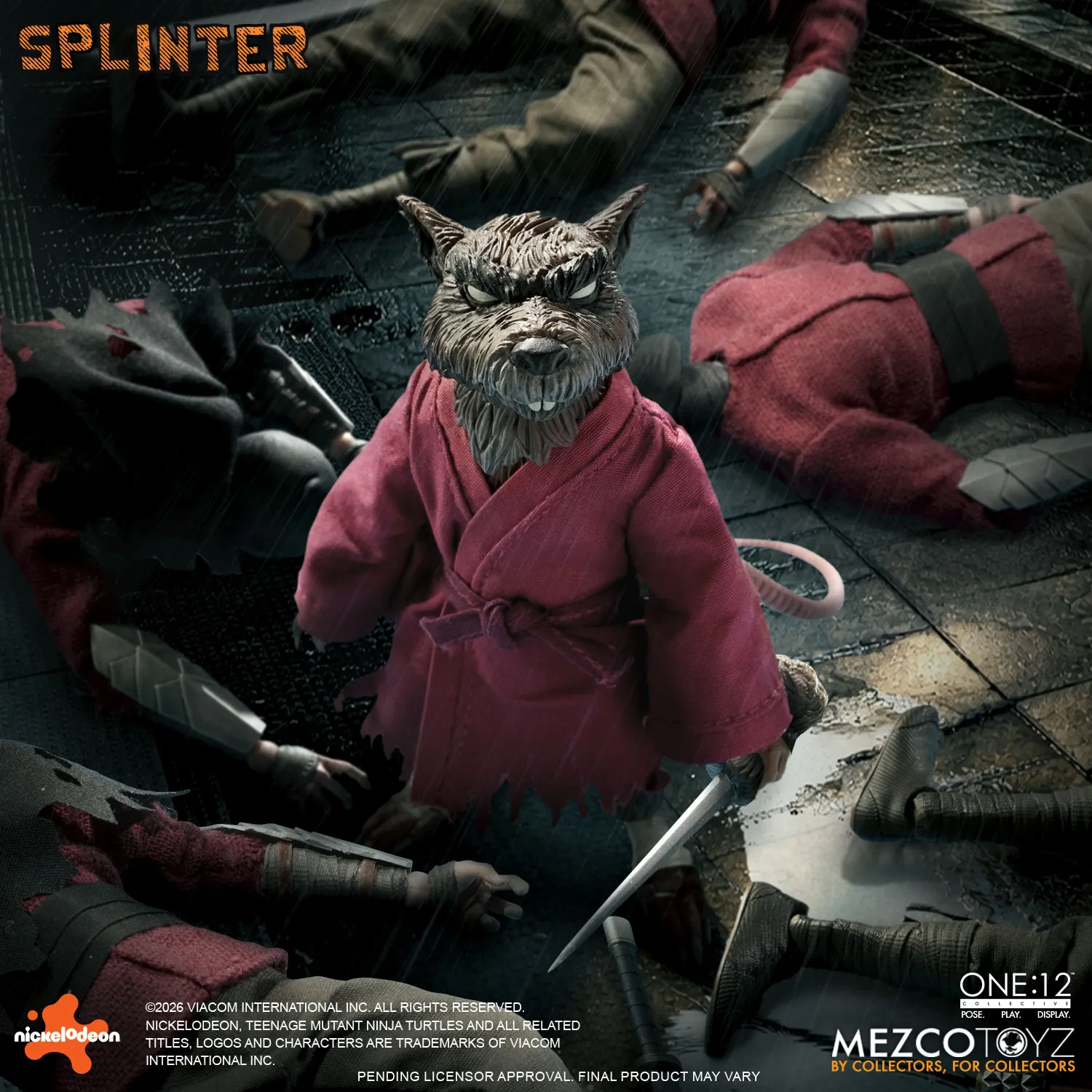 One 12 Collective TMNT Splinter AF DS Modellismo One 12 Collective Tmnt Splinter Af