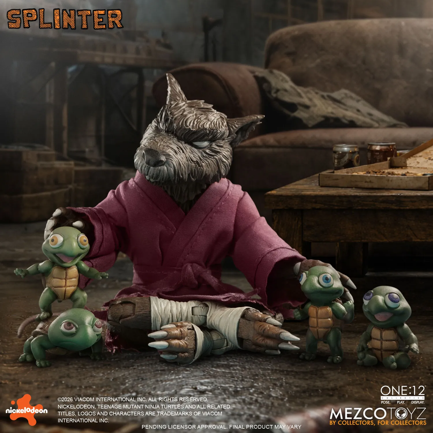 One 12 Collective TMNT Splinter AF DS Modellismo One 12 Collective Tmnt Splinter Af