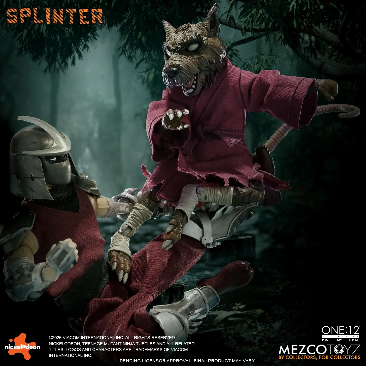One 12 Collective TMNT Splinter AF DS Modellismo One 12 Collective Tmnt Splinter Af