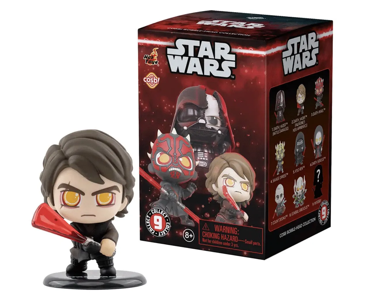 Star Wars - Dark Side Cosbi Collection - Blind Box - Display (8) DS Modellismo Star Wars Dark Side Cosbi Blind Box Display