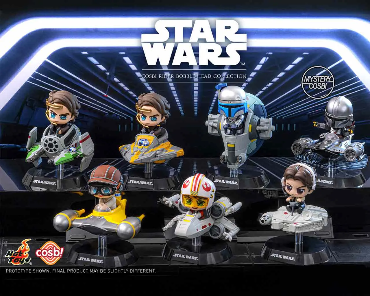 Star Wars - Cosbi Rider Collection Series 2 - Blind Box - Display (6) DS Modellismo Star Wars Cosbi Rider 2 Blind Box Display