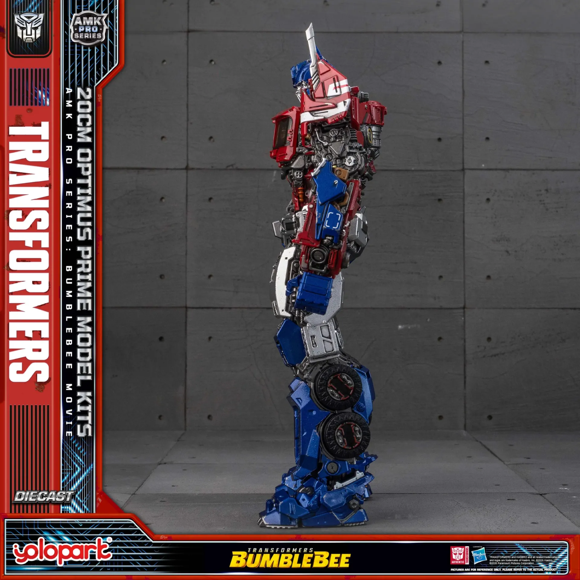 Transformers Bumblebee Movie Optimus Prime Earth Mode AMK Pro Model Kit DS Modellismo Transformers Bumblebee Movie Optimus Prime