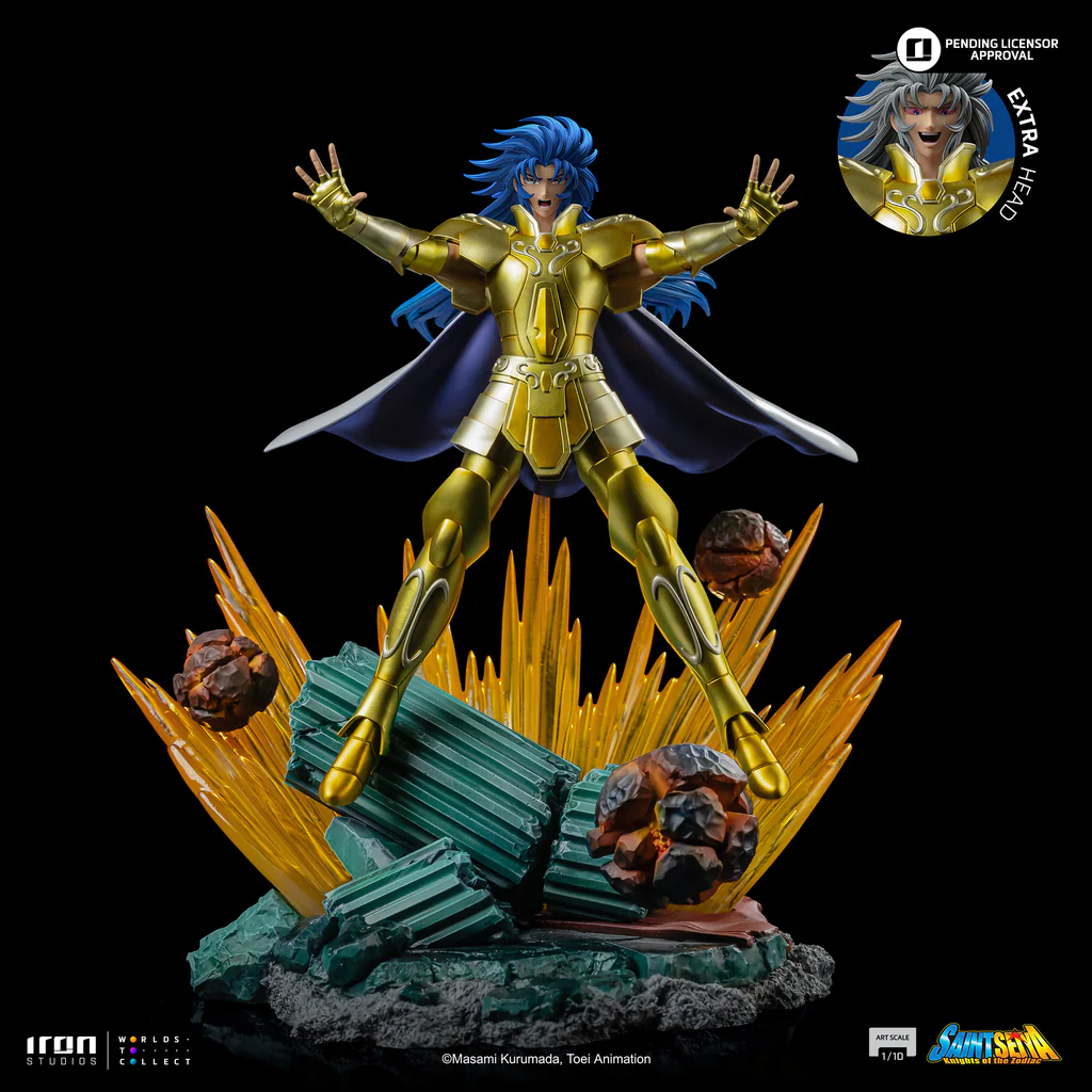 Statua Saint Seiya Gemini Saga 1/10 DS Modellismo Statua Saint Seiya Gemini Saga scala 1/10