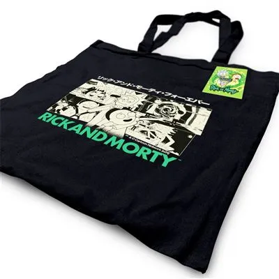 Borsa in tela Rick & Morty Manga-zine DS Modellismo Borsa in tela Rick & Morty Manga-zine