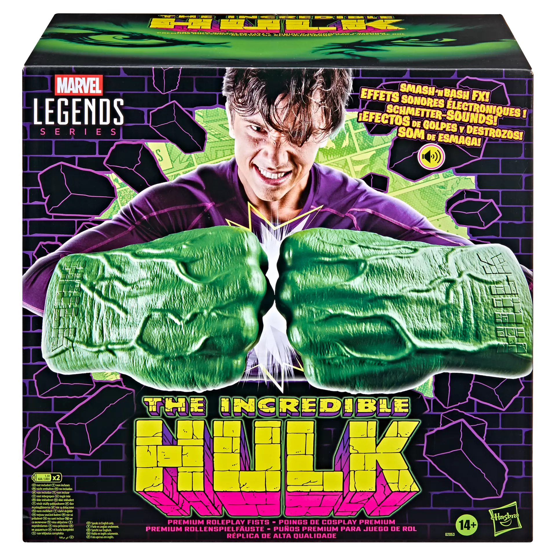 Marvel Legends Incredible Hulk Electronic Fists DS Modellismo Marvel Legends Incredible Hulk Electronic