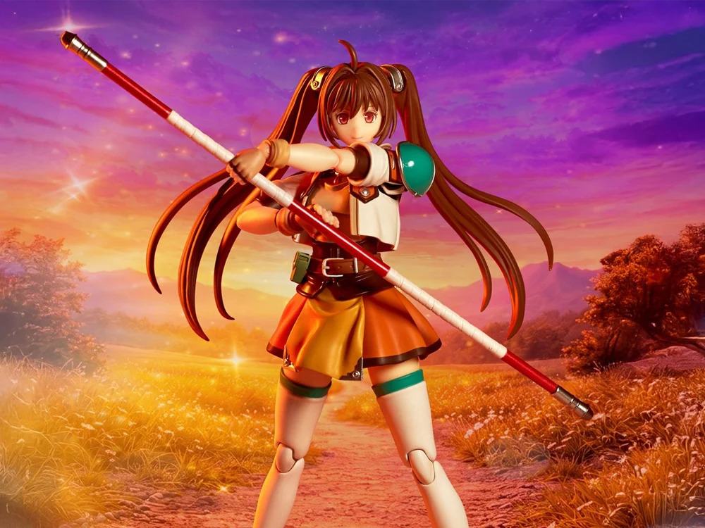 Revoltech Legend of Heroes Trails in the Sky Estelle Bright 2ND Chapt. Ver. Figure DS Modellismo Revoltech Legend Heroes Trails in Sky