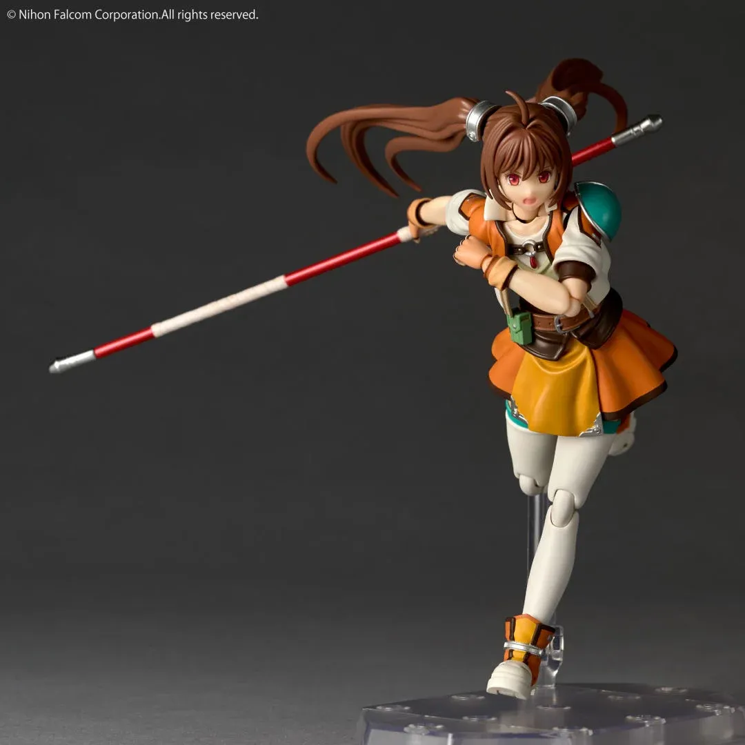 Revoltech Legend of Heroes Trails in the Sky Estelle Bright 2ND Chapt. Ver. Figure DS Modellismo Revoltech Legend Heroes Trails in Sky