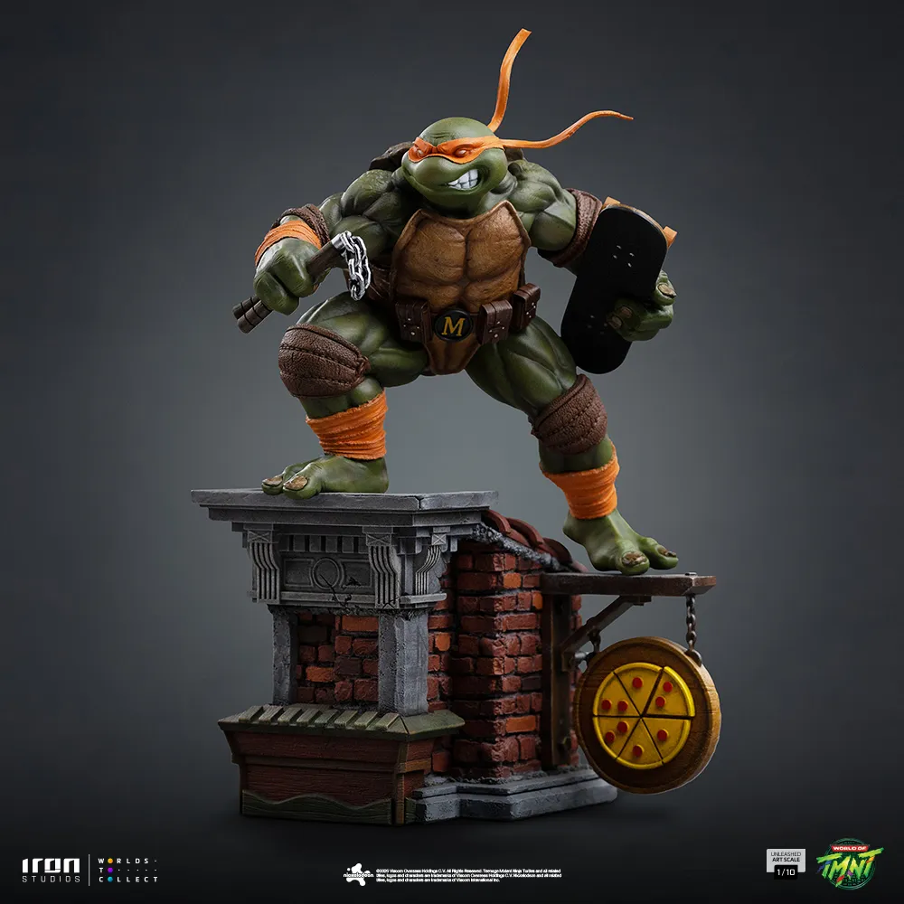 Statua Teenage Mutant Ninja Turtles Michelangelo Unleashed 1/10 DS Modellismo Statua Teenage Mutant Ninja scala 1/10
