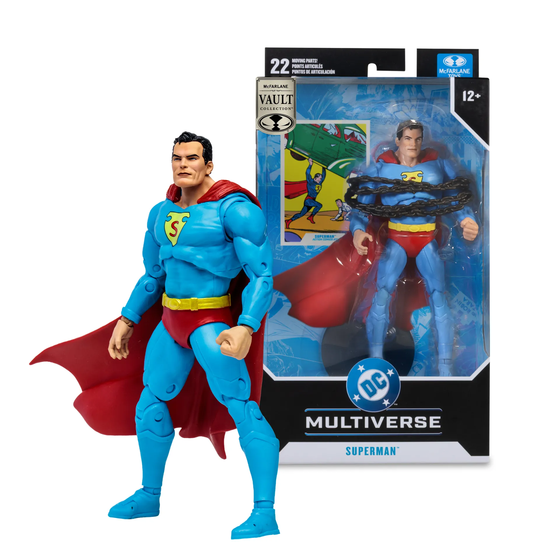 McFarlane Vault DC Multi 7INCH Superman Action Comics Action Figure DS Modellismo McFarlane Vault Dc Multi 7INCH Superman