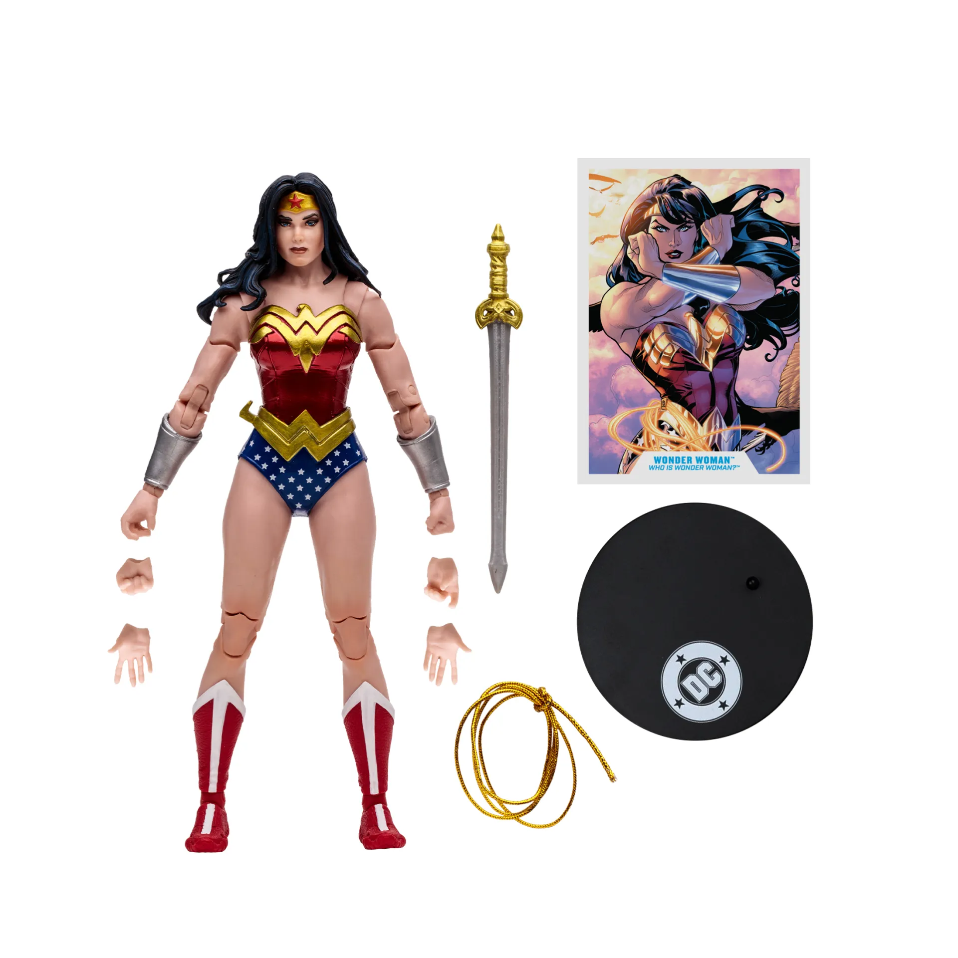 McFarlane Vault DC Multi 7INCH Wonder Woman Classic Action Figure DS Modellismo McFarlane Vault Dc Multi 7INCH Wonder Woman