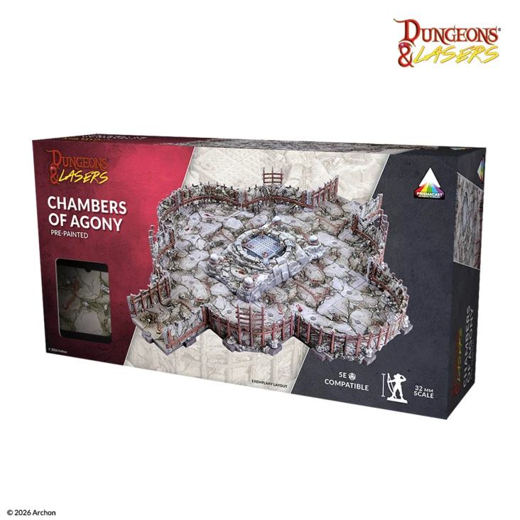Dungeons & Lasers Chambers of Agony Prismacast Pre-Painted DS Modellismo Dungeons & Lasers Chambers Agony Prismacast
