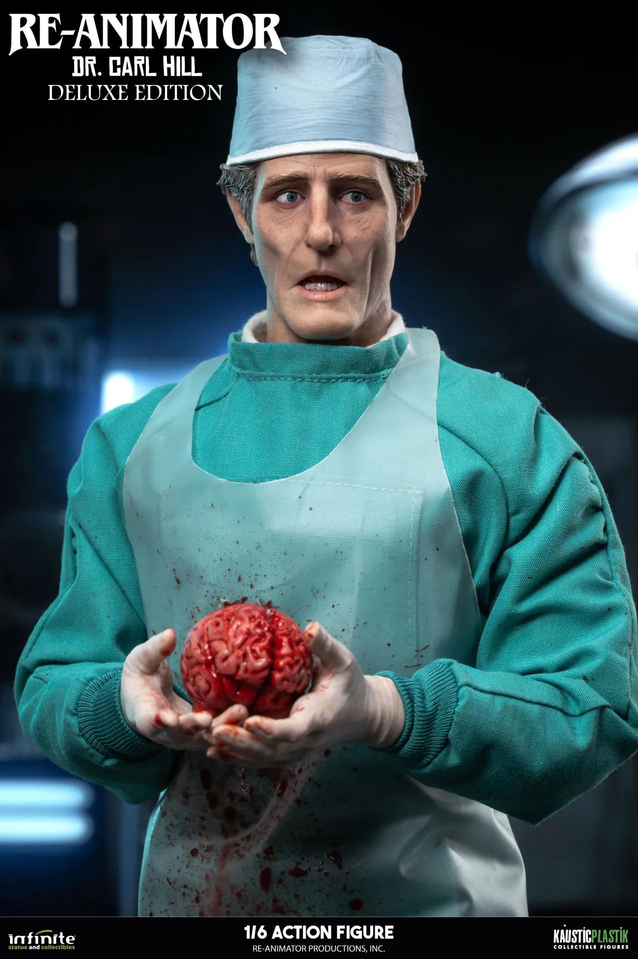 RE-Animator Doctor Carl Hill 1/6 Action Figure Deluxe Edition DS Modellismo RE-Animator Doctor Carl Hill scala 1/6
