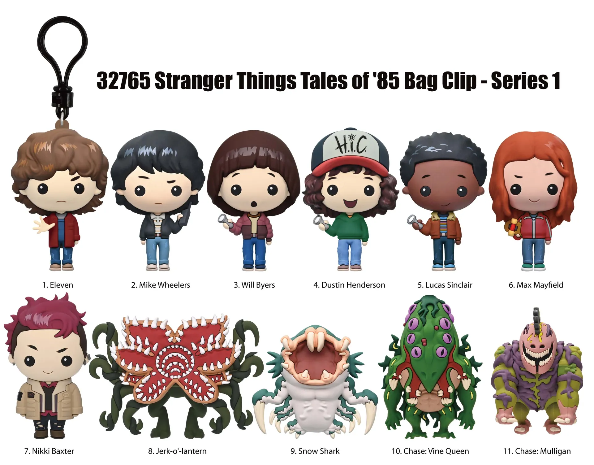 Clip ferma sacchetti Stranger Things Tales OF 85 S1 Blind Box Display (24) DS Modellismo Clip ferma sacchetti Stranger Things Tales