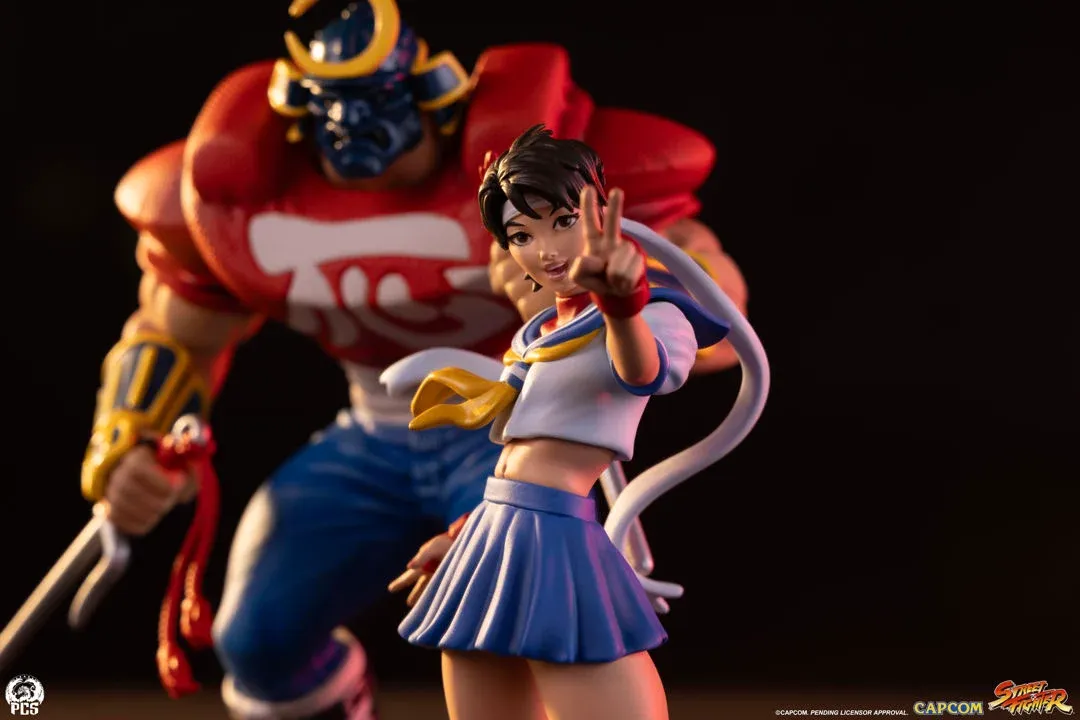 Statua Street Fighter Street Jam: Sakura & Sodom 1:10 Scale Set DS Modellismo Statua Street Fighter Street Jam: scala 1:10