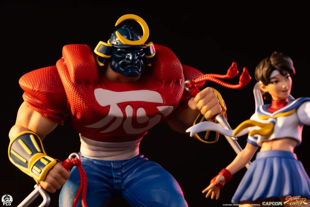 Statua Street Fighter Street Jam: Sakura & Sodom 1:10 Scale Set DS Modellismo Statua Street Fighter Street Jam: scala 1:10