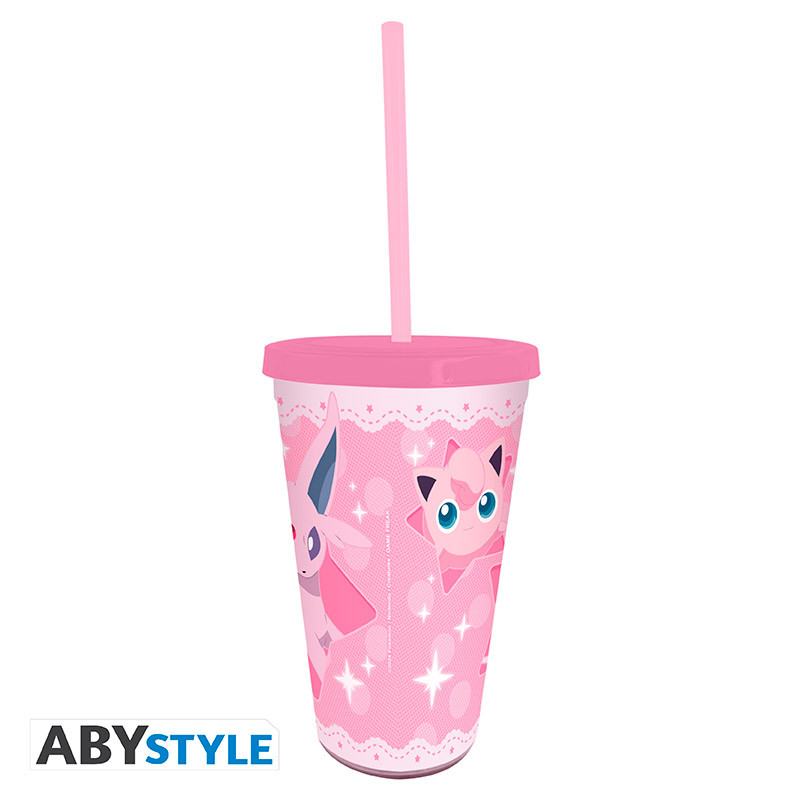 Bicchiere termico Pokemon Mentali & Friends with Straw DS Modellismo Bicchiere termico Pokemon Mentali & Friends